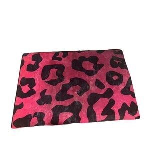 Spencer's bathroom mats Pink and Black Leopard Print Bath Mat